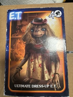 NECA Ultimate Dress Up E.T. Figura de acción dañada nueva en caja Foto 1 de 3