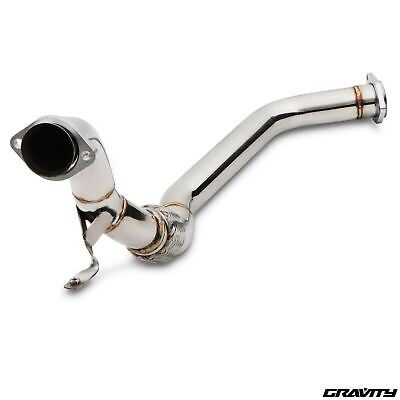 STAINLESS SPORT EXHAUST RACE DECAT DE CAT PIPE FOR BMW 3 SERIES E46 320d M47 98+ • 122.25€