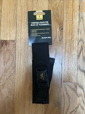 Bolsa de transporte Browning para linterna de hielo negro 374-9300 se adapta a todos los 2 estilos de batería Foto 1 de 4