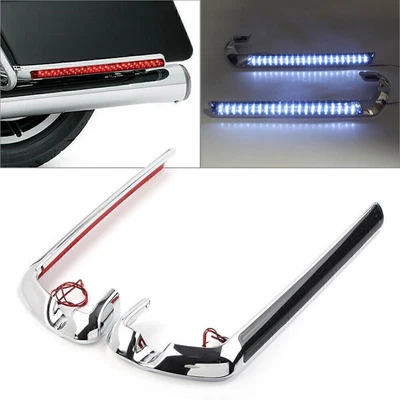 For Harley Touring Road King 2014-2020 Saddlebag LED Side Marker Light Pair Foto 1 de 4