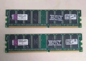 Kingston KVR400X64C3A/1G 2GB (2x1GB) - Picture 1 of 6