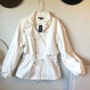 I.N.C. International Concepts Women's Full-Zip Jacket – White, Size L, NWT - Picture 1 of 6