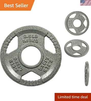 Placas de peso olímpicas resistentes al óxido - Centro de 2 pulgadas, varios pesos disponibles Foto 1 de 4