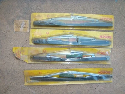 One Pair NOS Bosch Wiper Blades for Fiat 500 F and Sunbeam Alpine - Image 1 of 3