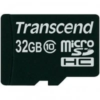 Transcend TS32GUSDC10 32 GB MicroSDHC Classe 10 NAND 90 MB/s Nero microSDXC/SDHC - Immagine 1 di 1