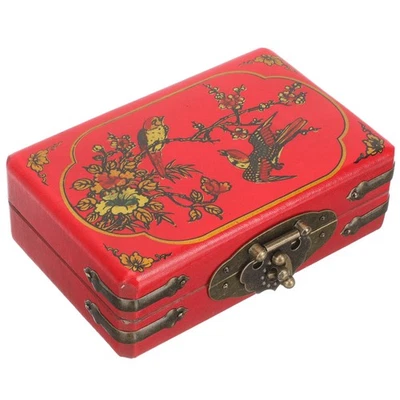  Piccolo Portagioie Scatola Organizer Per Gioielli Contenitore Portagioielli - Immagine 1 di 4