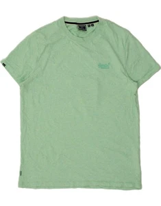 SUPERDRY Mens T-Shirt Top XL Green Cotton BW87 - Picture 1 of 3