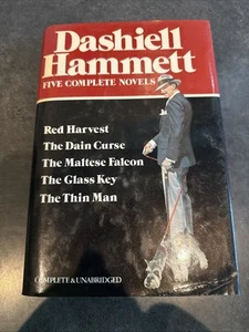 Dashiell Hammett FIVE COMPLETE NOVELS Mysteries Omnibus 1980 Avenel Books HC - Picture 1 of 4