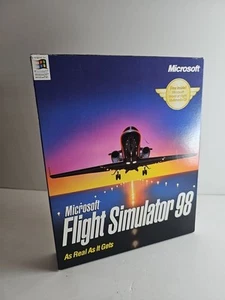 Microsoft Flight Simulator 98 (PC, 1997) - Big Box Edition - Picture 1 of 7
