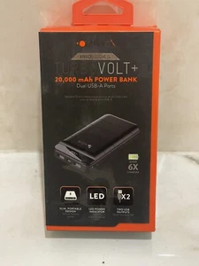 Banque d'alimentation Helix TurboVolt+ noire 20000 mAh avec ports USB-A et USB-C ETHPB20N - Photo 1 sur 3