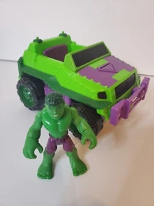 Marvel Super Hero Adventures Hulk Truck & Action Figure - Picture 1 of 7