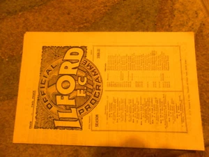 1950/1 ISTHMIAN LEAGUE ILFORD V DULWICH HAMLET - Picture 1 of 1