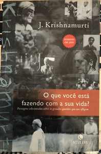 O que Você Esta Fazendo com a Sua Vida? J. Krishnamurti P/B - Picture 1 of 2