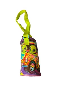 Portabottiglie d'acqua vintage Lisa Frank Aliens Zoomer e Zorbit tracolla morbida - Foto 1 di 10