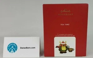 Hallmark Keepsake Ornaments 2020 ~ Tea Time! Reindeer Teapot - Picture 1 of 5