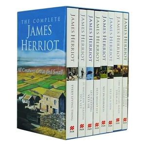 All Creatures Great and Small:The Complete James Herriot 8 Books Box Set - PB - Picture 1 of 4