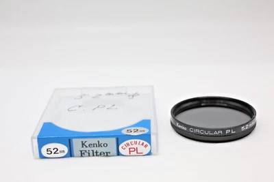 Filtro de lente polarizadora Kenko CircularI PL 52 mm con estuche *JP Foto 1 de 4