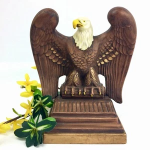 Vintage Regal American Bald Eagle Estatua de cerámica - Imagen 1 de 6