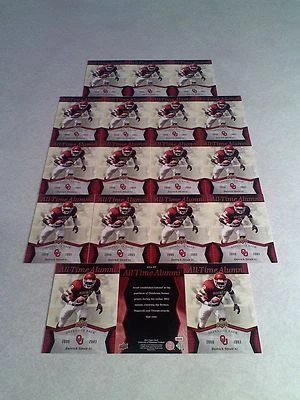 Derrick Strait:  Lot of 40 cards.....2 DIFFERENT / Oklahoma / Football - Image 1 of 2