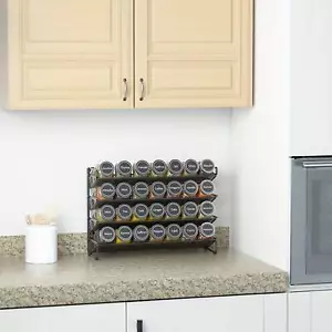 4-Layer Kitchen Storage Rack Wall Mounted Multi-Layer Spice Rack Seasoning Rack - Picture 1 of 5