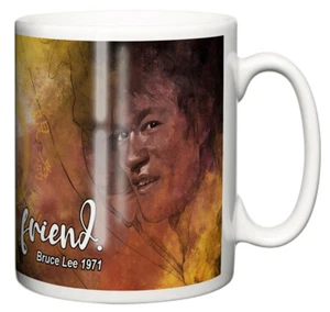 Bruce Lee Be Water my Friend Jeet Kune Do Martial Arts Little Dragon Coffee Mug - Picture 1 of 4