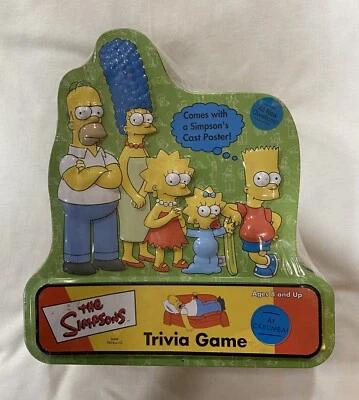 2000 The Simpson's Trivia Game in a Tin Box - Image 1 of 2