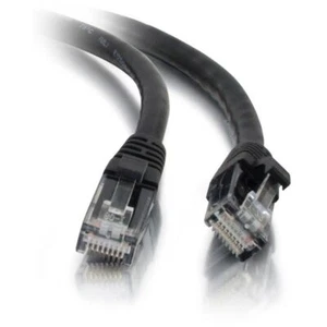 C2G 15180 3 Fuß (36") CAT5e Snagless SCHWARZ RJ45 UTP Netzwerk Ethernet Patchkabel - Bild 1 von 5