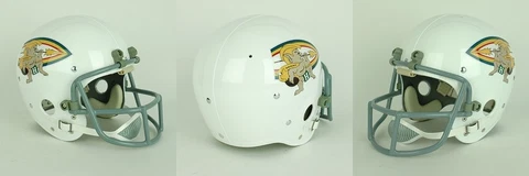 HAWAII RAINBOWS 1974 Vintage Riddell TK Suspension Football Helmet Cover