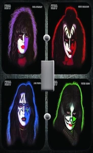 KISS HARD Rock Music Band Solo Album Image 2 on Light Switch Plate Cover - Picture 1 of 29