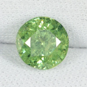 2,52 ct INCLUSIÓN MASIVA RARO VERDE NATURAL GRANATE REDONDO VER VDO 3295 - Imagen 1 de 2