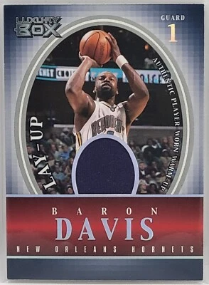 04-05 Topps Luxuy Box Lay-Up Relics Baron Davis Insert Card #294/500 (Hornets) - Image 1 of 2