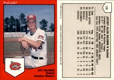Jeff Baldwin 1989 ProCards Minor League Team Sets #135 Card *AutographDen*