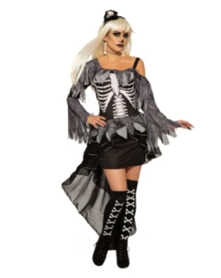 Baronesa de Huesos - Casa de Bonez - Día de Muertos - Disfraz - Mujer - Talla Única Foto 1 de 2