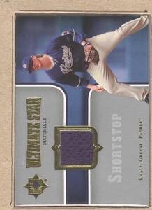 Khalil Greene SM-GR 2007 Upper Deck Ultimate Collection Star Materials Jersey