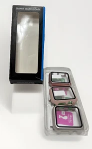 Apple Watch Face Covers 3pc Set 38mm Screen Protector Bumper Case Accessories - Photo 1 sur 11