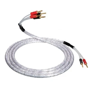 QED XT25 Bi-Wire Speaker cables (A Pair) Terminated Qed Airloc Plugs - Picture 1 of 6