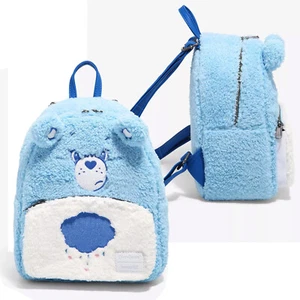 Loungefly Care Bears GRUMPY BEAR PLUSH Mini Backpack New With Tags NWT COSPLAY - Picture 1 of 5