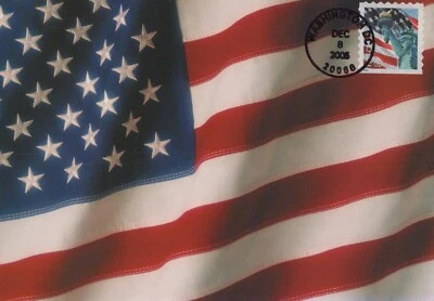 US Maxi Card FDC Statue of Liberty US Flag ZAYIX 0924M0320 - Image 1 of 2