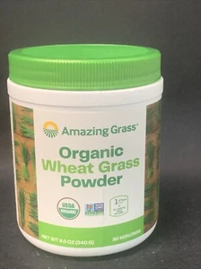 Amazing Grass Organic WheatGrass Powder Super Greens Wheat Grass 30 Serving 6/25 - Picture 1 of 8
