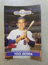 Yogi Berra New York Mets Line Drive Collect a Books PROOF 1991 SCARCE WOW