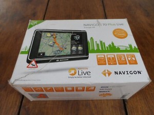 Boxed NAVIGON 70 Plus Live Sat Nav with 5" Screen