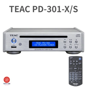 TEAC PD-301-X/S CD Player Wide FM Tuner USB AC100V silver Compact Audio PD-301 - Picture 1 of 5