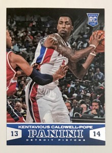 2013-14 Panini Basketball Kentavious Caldwell-Pope Detroit Pistons Base RC #163!