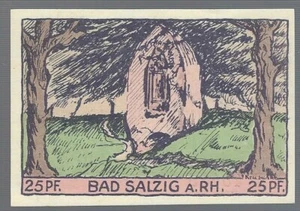 Notgeld - Bad Salzig - Gemeinde Bad Salzig - 25 Pfennig - 1921 - Picture 1 of 2