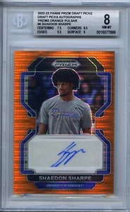 2022-2023 Shaedon Sharpe Draft Picks Prizms Orange Pulsar NM-Mt 8 /49 Kentucky - Picture 1 of 2