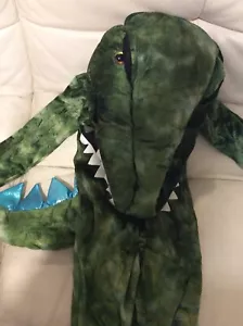 Disfraz de Halloween Pottery Barn para niños T-Rex dinosaurio talla 7-8 iluminado nuevo con etiquetas - Imagen 1 de 1
