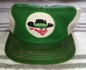 Vintage Skoal Bandit Tabak K Produkte Druckknopflasche Mütze Aufnäher - Bild 1 von 4