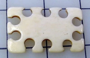 Thread Winder Bone Rectangle 18th century Repro - Picture 1 of 1