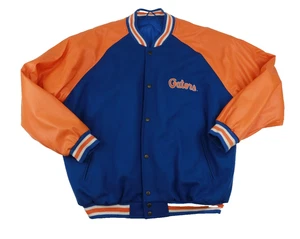 Vintage Florida Gators faux Leather Varsity Jacket Men's Size XXL - Picture 1 of 8