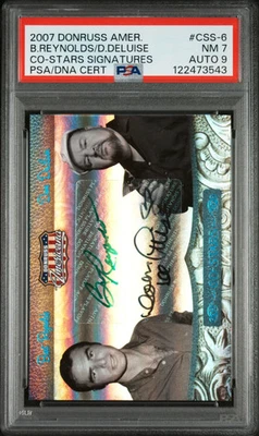 2007 Donruss Americana Signatures D. Deluise Burt Reynolds #/25 PSA 7/10 Auto - Image 1 of 2